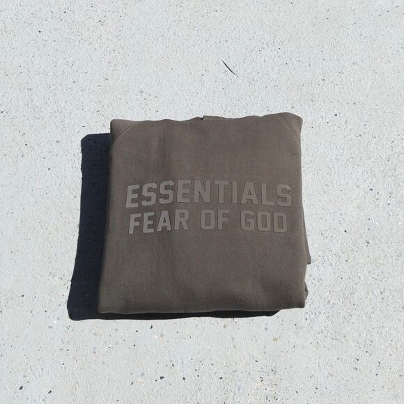 Fear of God Essentials Hoodie Off Black - Picture 5 of 5